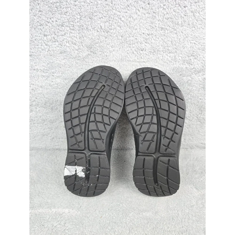 OOFOS OOmg eeZee Low Black Slip-On Shoes Recovery Comfort Sneakers Mens 8 EU 41